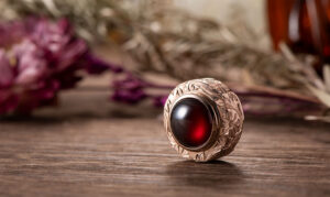 ガーネットボタンイメージカット